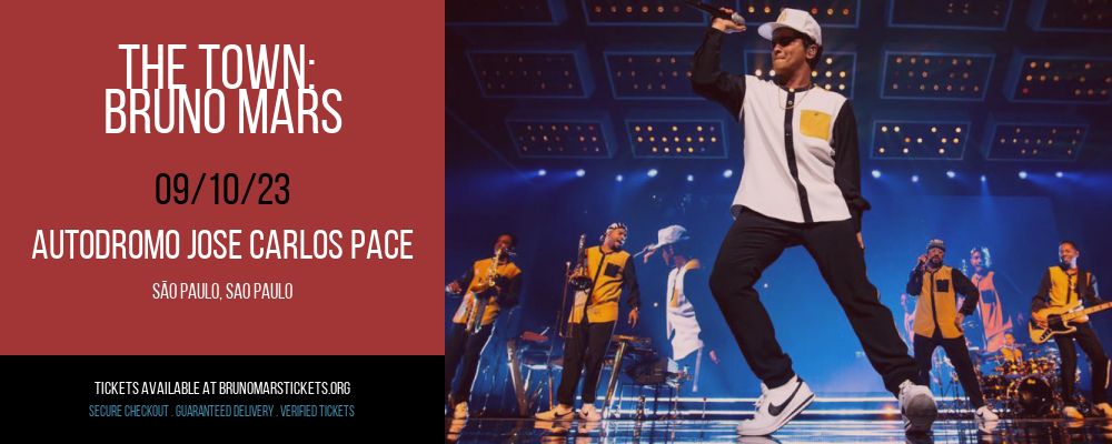 The Town: Bruno Mars at Bruno Mars Concert Tickets tickets The Town: Bruno Mars at Bruno Mars Concert Tickets